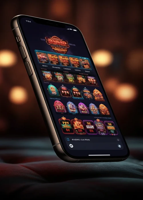 Interfaz principal de Oscarspin Casino mostrando una vibrante selección de tragamonedas y un banner con el paquete de bienvenida